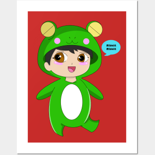 Chibi Frog Posters and Art